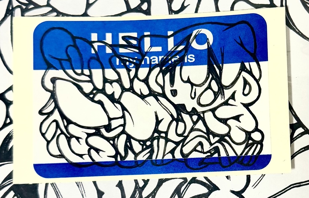 手描きステッカーミニ