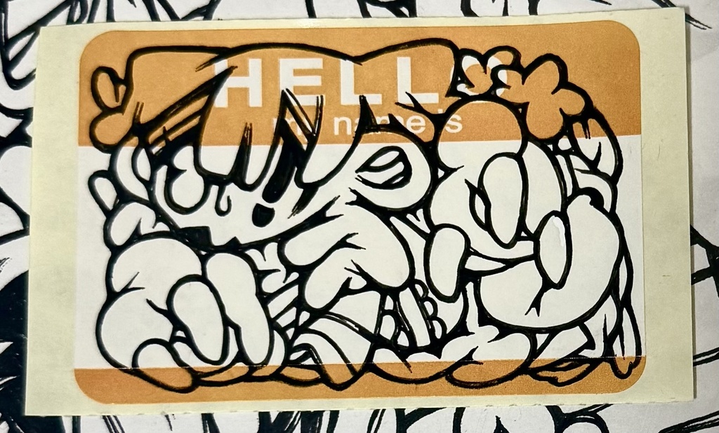手描きステッカーミニ