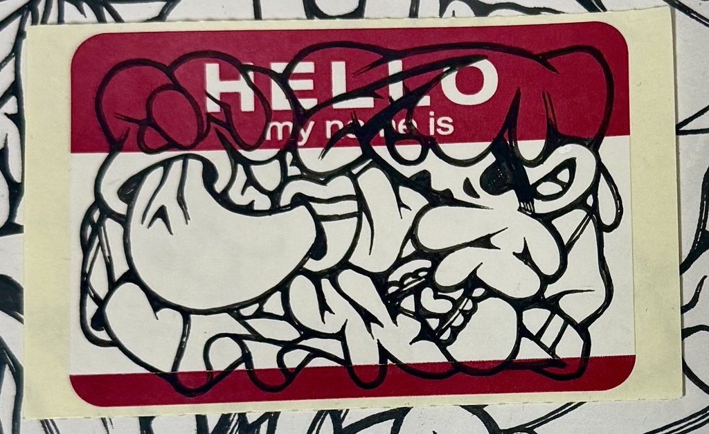 手描きステッカーミニ