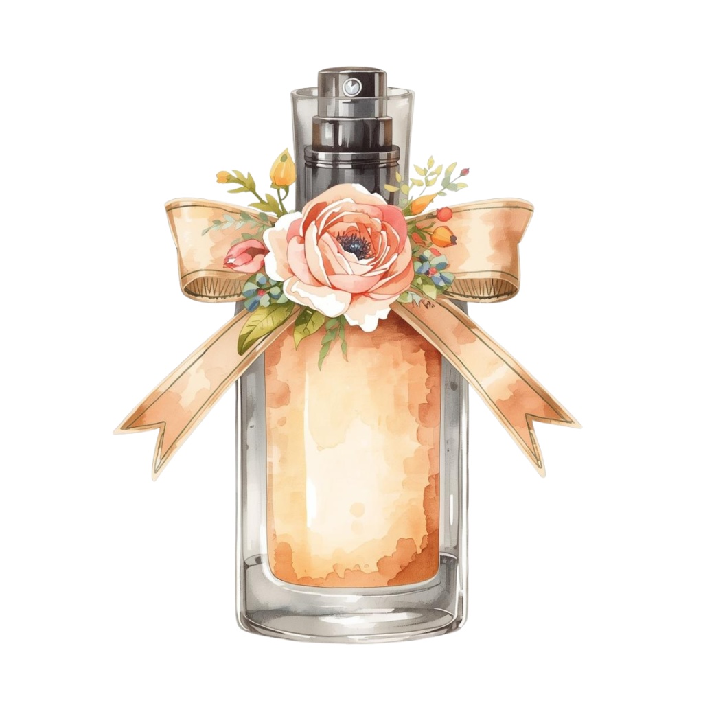 【PNG】アンティーク水彩メイクアッシリーズ クリップアート16点セット(ベージュ&ゴールド・宝石モチーフ付き)