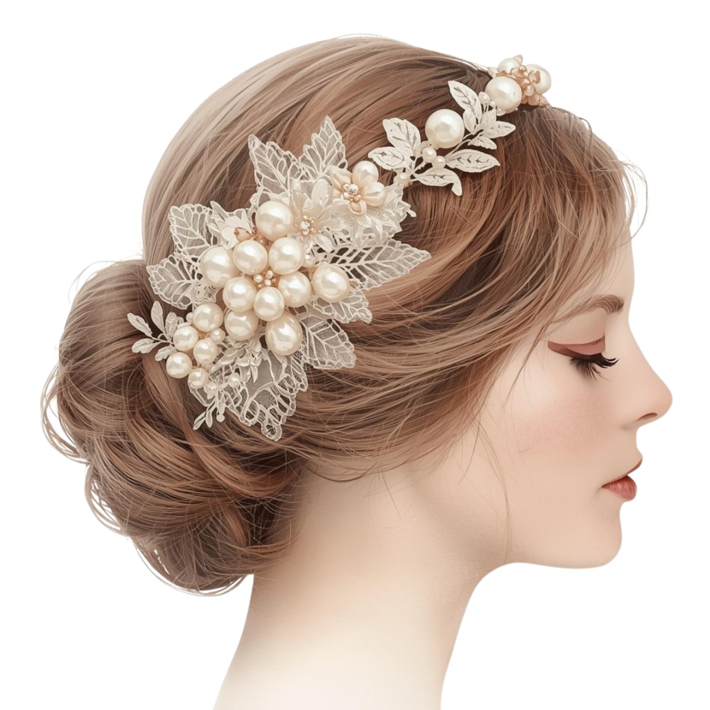 アンティーク風ブライダル 水彩クリップアート16点セット(PNG形式)