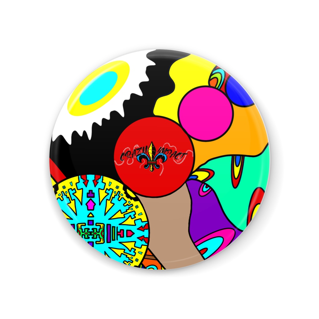 【🎭Yu⚜️ya🎭】缶ミラー56ｍｍ【オリジナルデザイン雑貨】