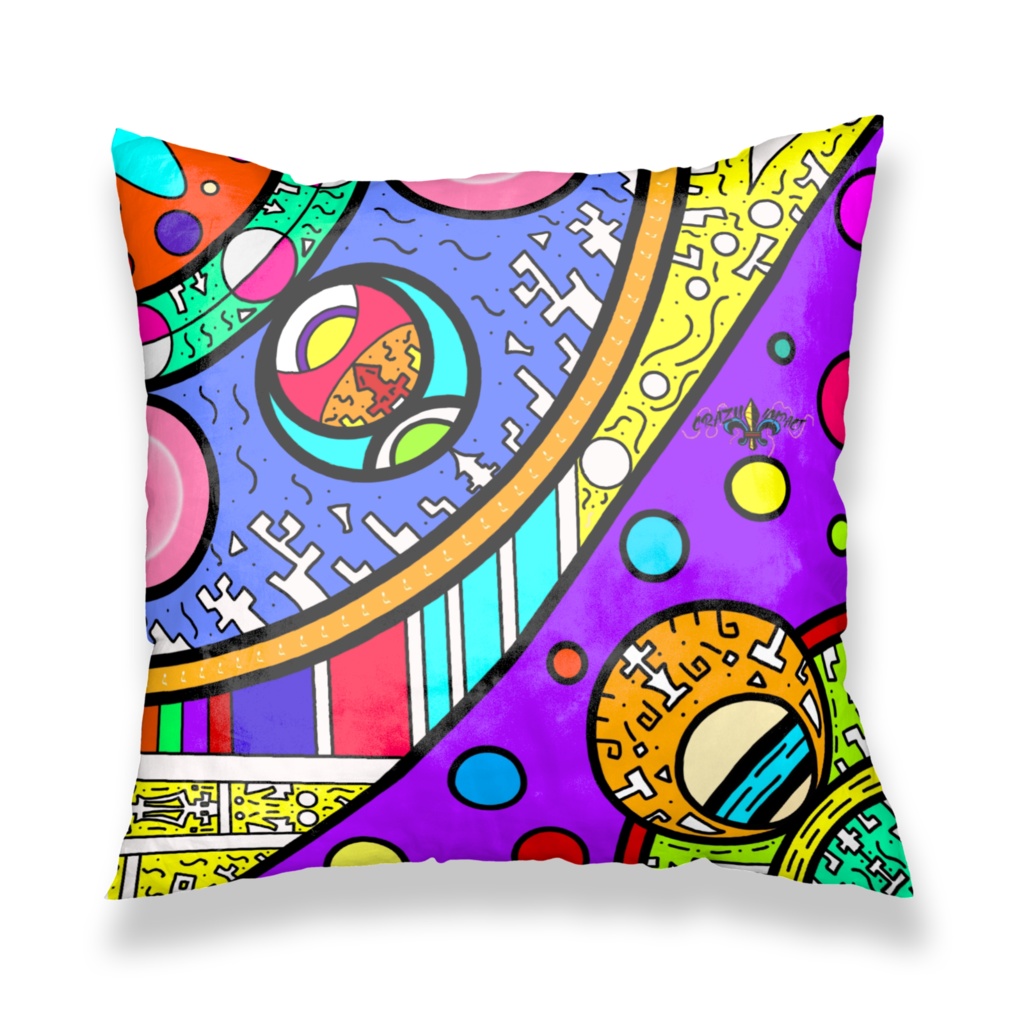 【🎭Yu⚜️ya🎭】クッションカバー【オリジナルデザイン雑貨】