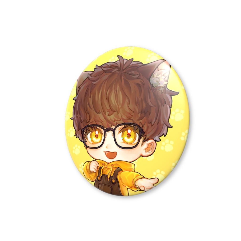 缶バッジ - ぬこ太郎。(私服ver.)