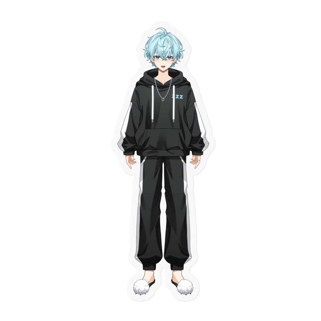 透明ステッカー (100×100)mm