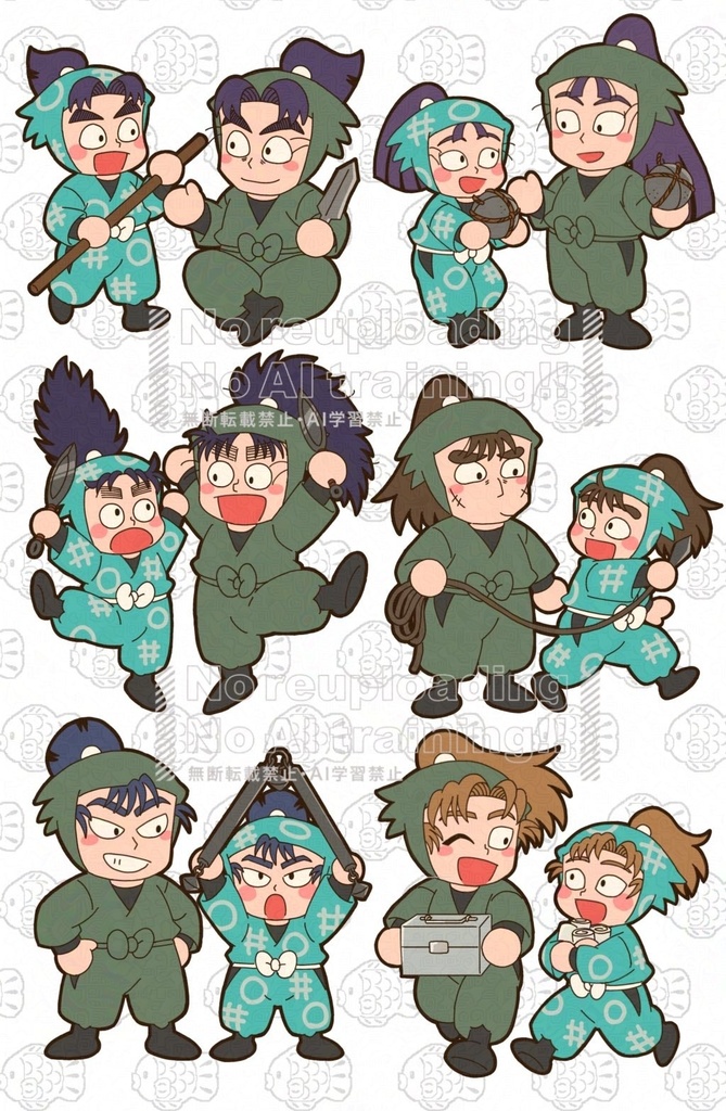 六年生ステッカーセット