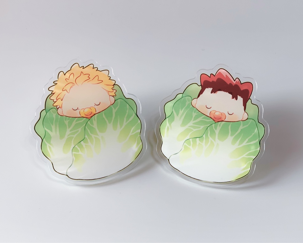お野菜ベビーアクリルクリップ