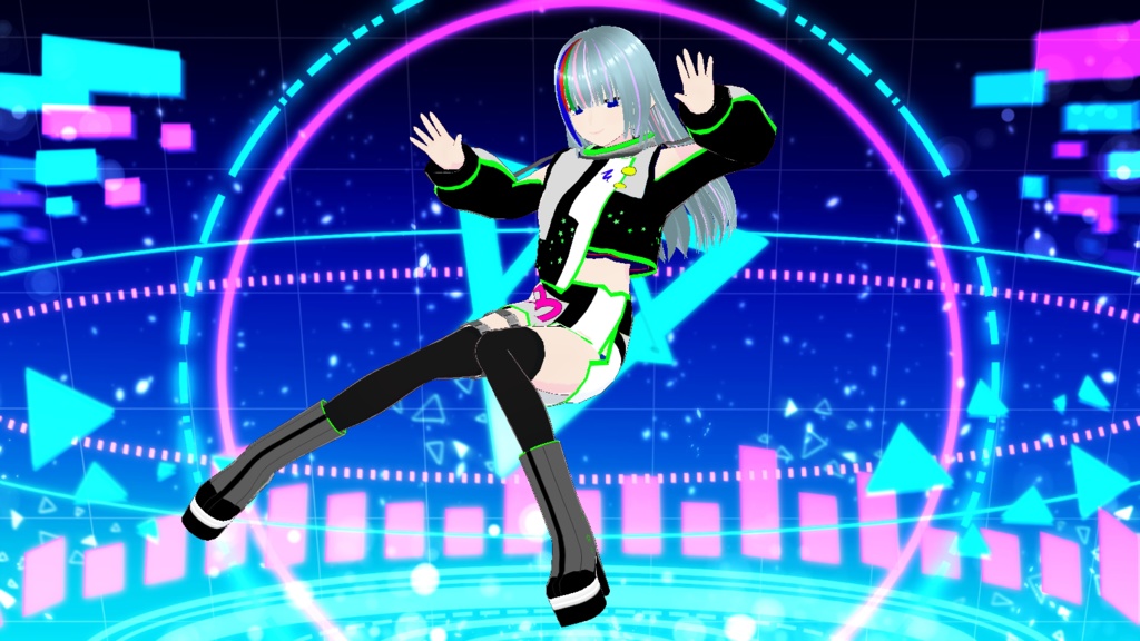 【VRM】サイバーちゃん - kanamesakura - 2/2