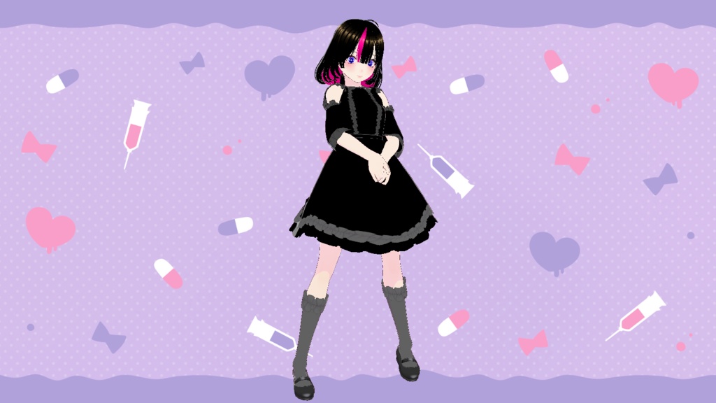 【VRM】ゴスフリルちゃん - kanamesakura - 2/2