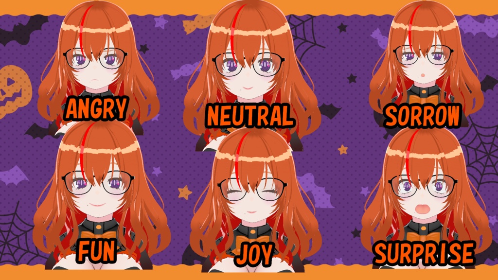 【VRM】ハロウィンウィッチちゃん【Vroid用衣装】