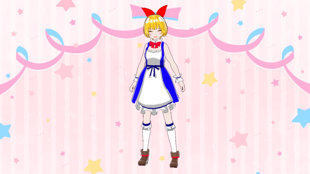 【VRM】ファンタジーガール【Vroid用衣装】