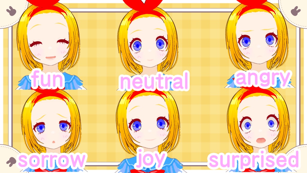 【VRM】セーラーパンツルックちゃん【Vroid用衣装(Xwear対応)】