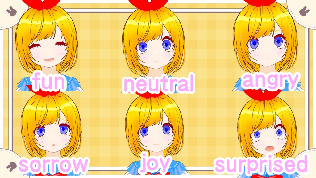 【VRM】セーラーパンツルックちゃん【Vroid用衣装(Xwear対応)】