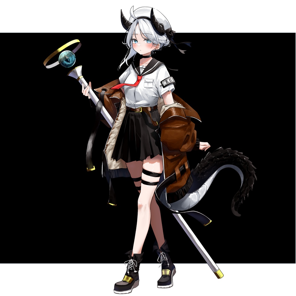 【無料版あり】フリー素材 立ち絵 ゲームやTRPG・配信等に使える!魔法師ドラゴン少女!!