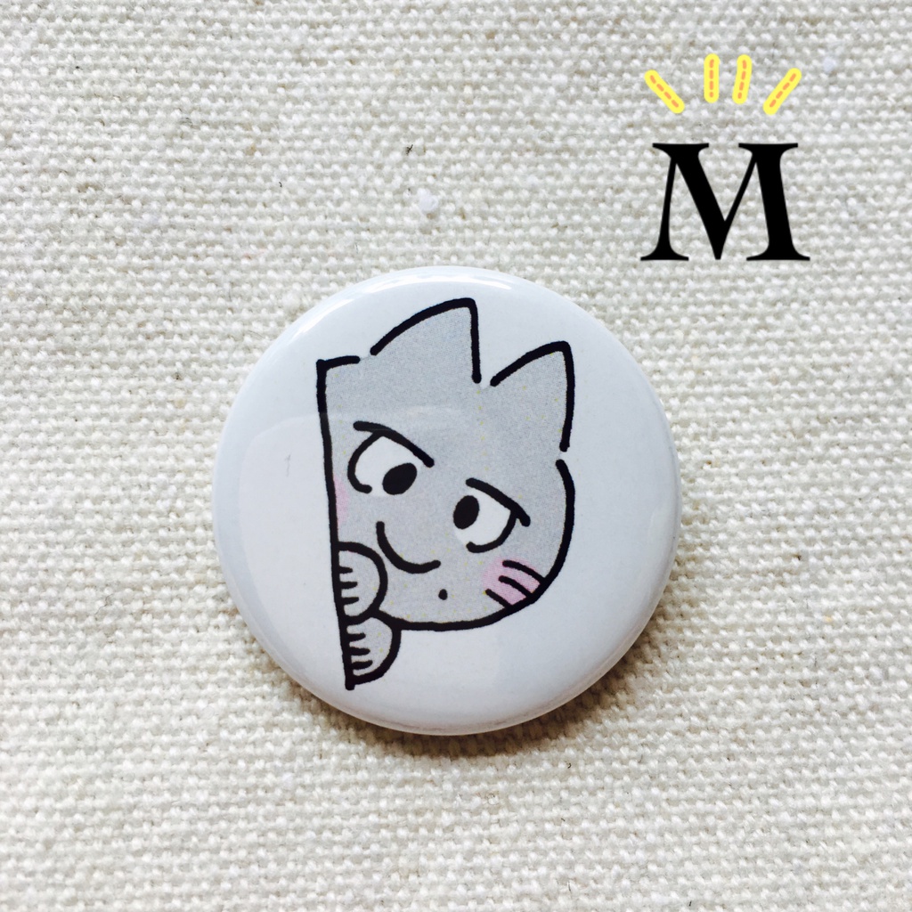 にゃんこ缶バッジ