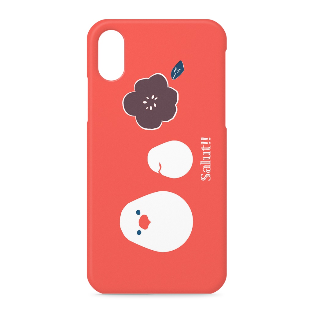 ことりとおはな iPhone ケース