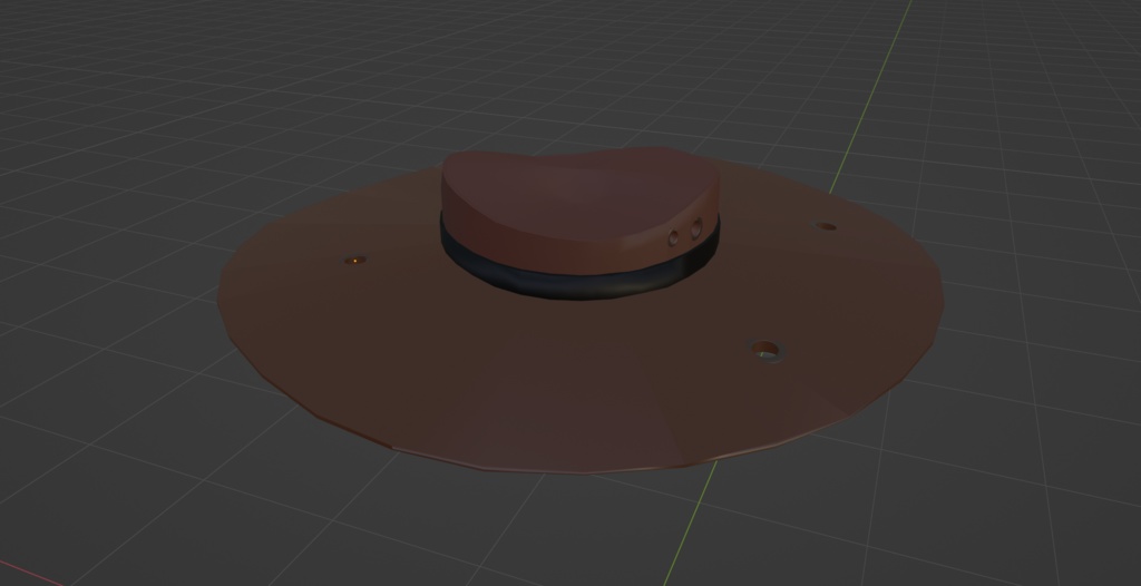 戦士っぽい帽子