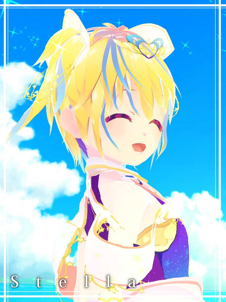 【VRMモデル(vroidデータあり)】星の子・ステラ