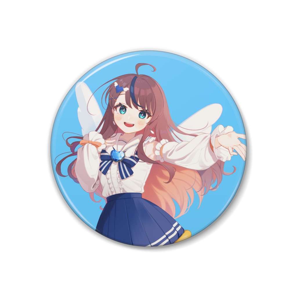 天羽ユウKV 缶バッジ（ユッカちゃん作）