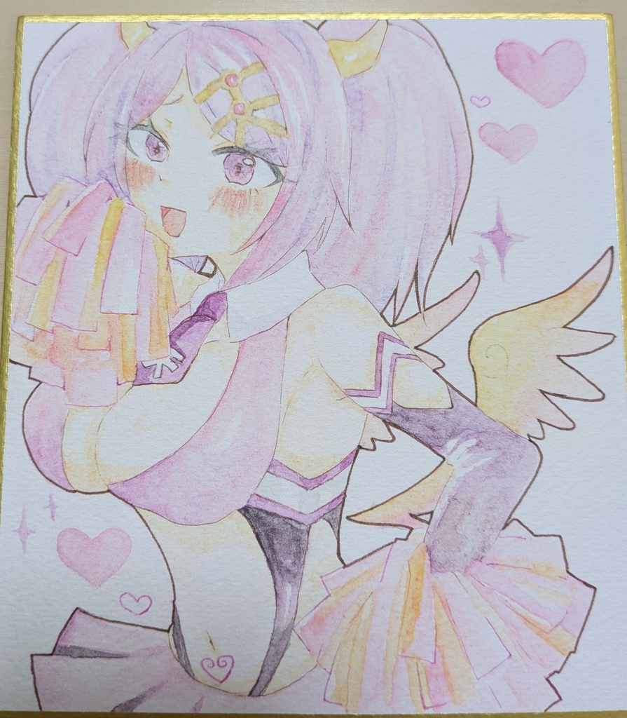 サキュバスチア/テンシ　ミニ色紙