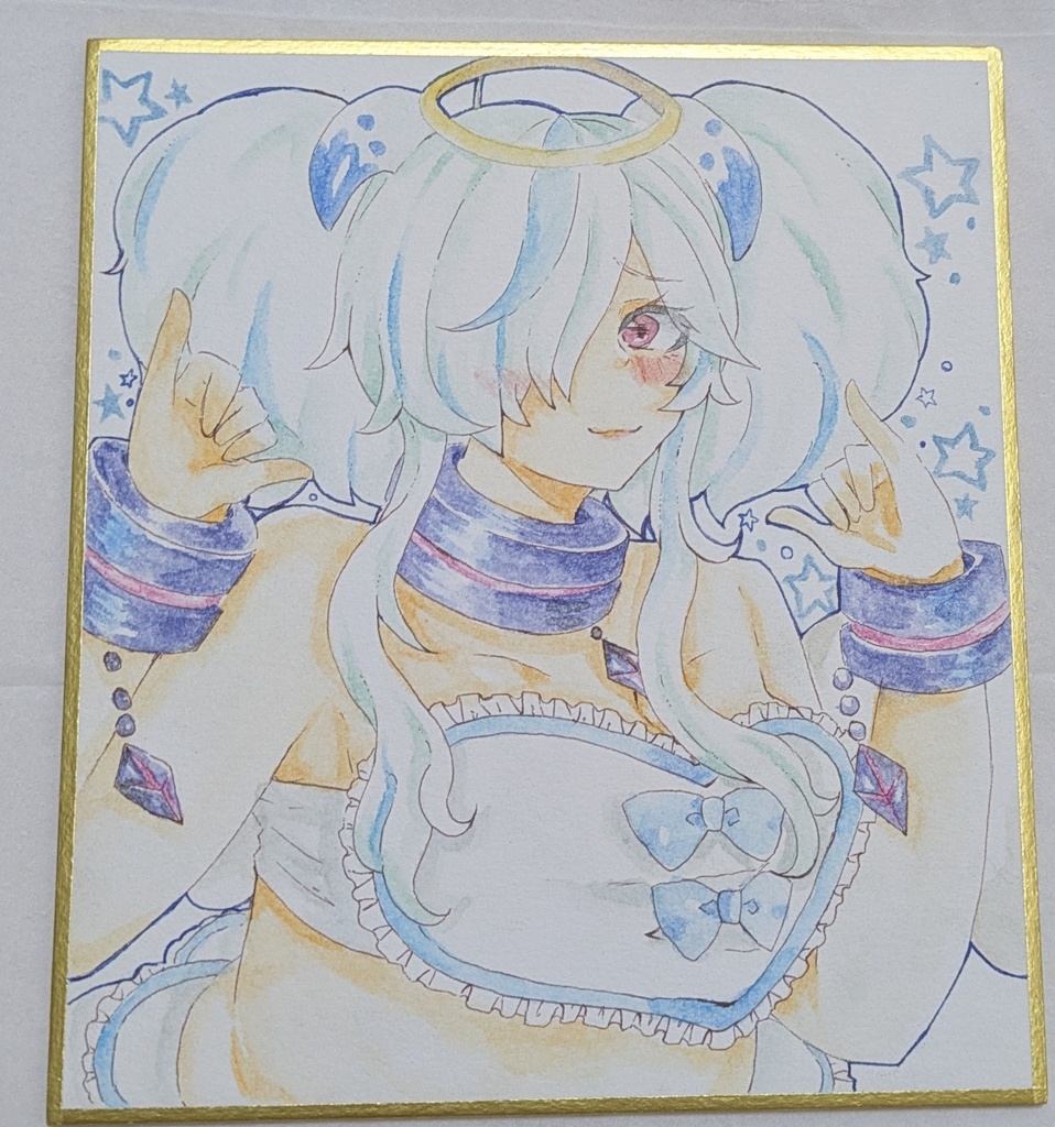 ダブリエル/ミニ色紙