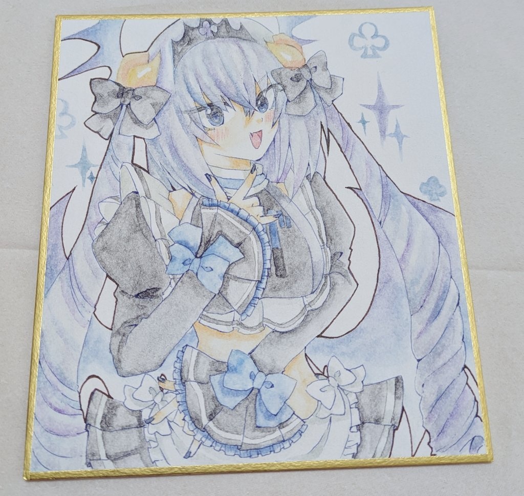 ミツバ/デビューウェア色紙