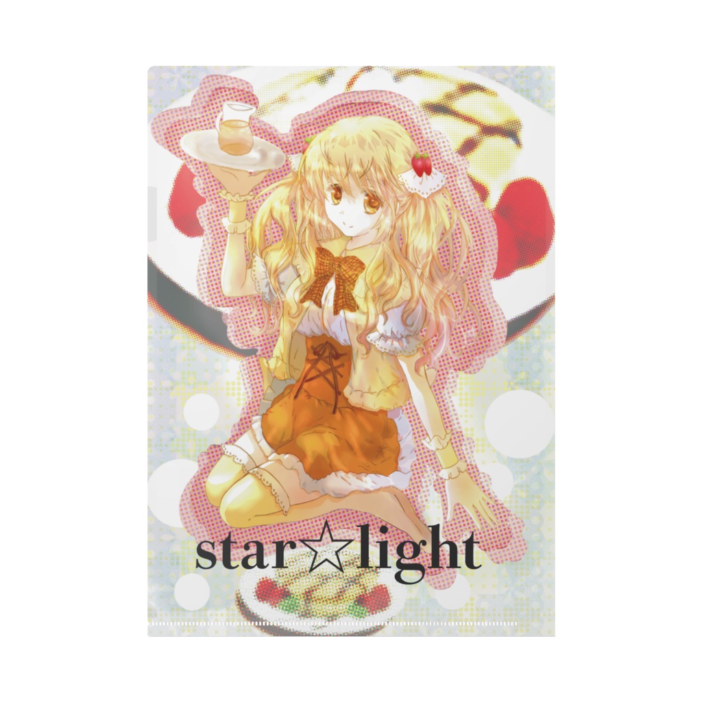 オリジナル女の子クリアファイルA4