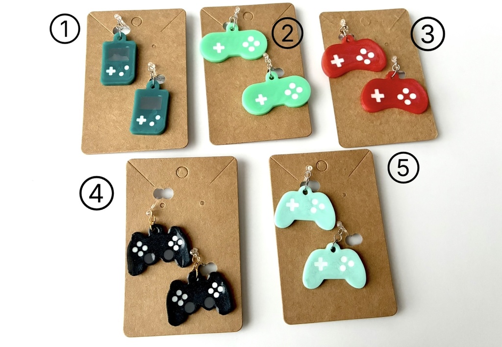 ゲーミングノンホールピアスシリーズ① セミマットカラー