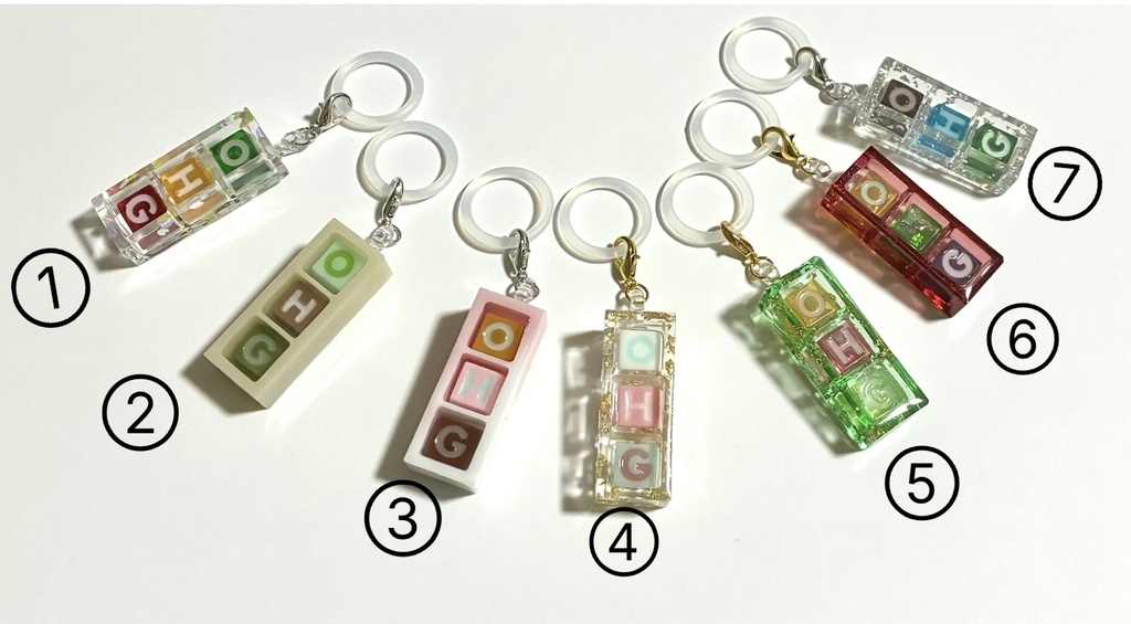 OHGすい〜つぼっくすシリーズ ①3個詰めアンブレラマーカー