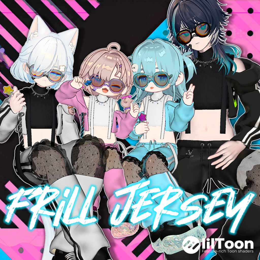 🍭SALE🍭【Grus/キプフェル/まめひなた/しらつめ対応】FrillJersey【MA】【ギミック付き】