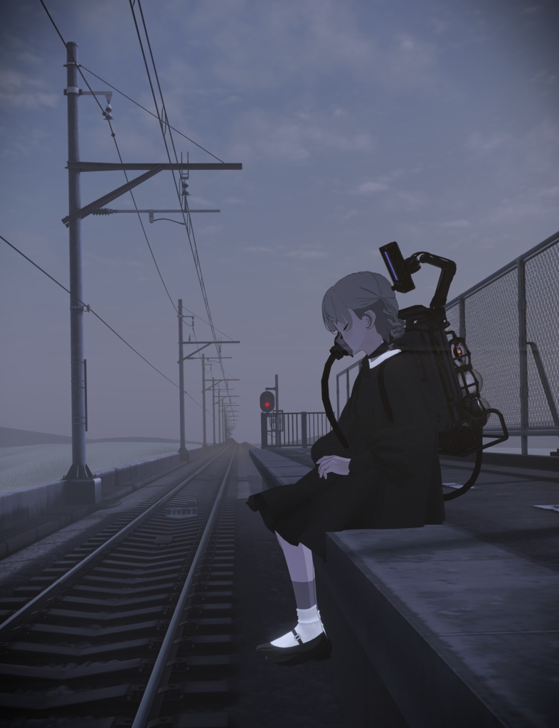 【MA/PB対応】LostMemoria【パーティクル/調整用シェイプキー付き】