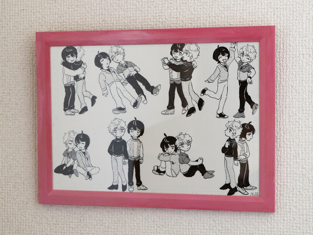 サークル用イラスト 原画②