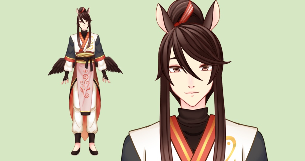 【汎用/VTS対応】非商用-焔の天馬のお兄さん(2024/05/21更新)