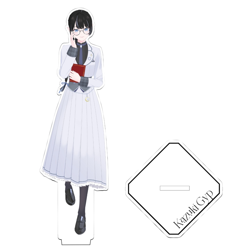 【デビュー1周年記念】霞月じぷ アクリルスタンド-司書衣装