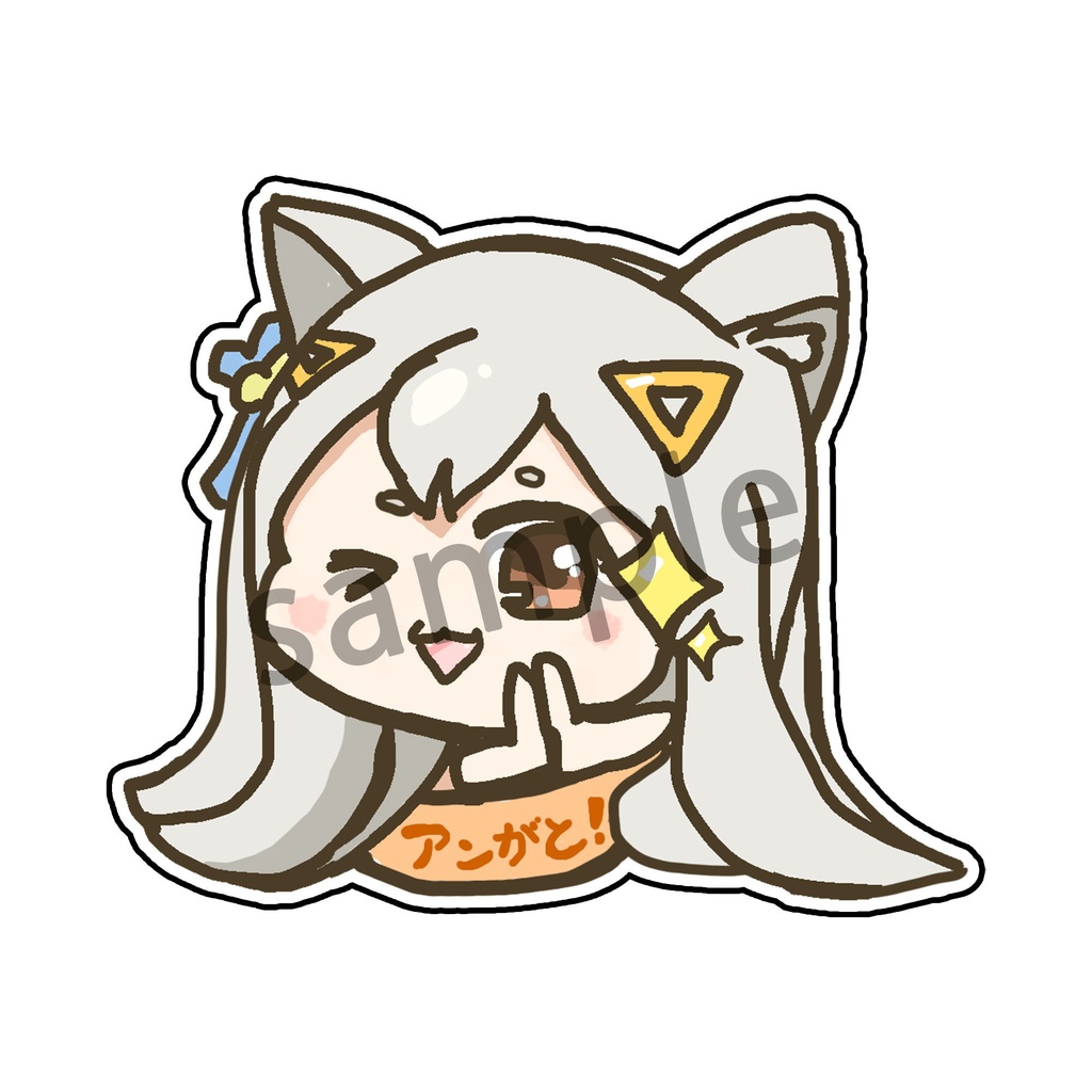 似顔絵イラストステッカー【全18種】