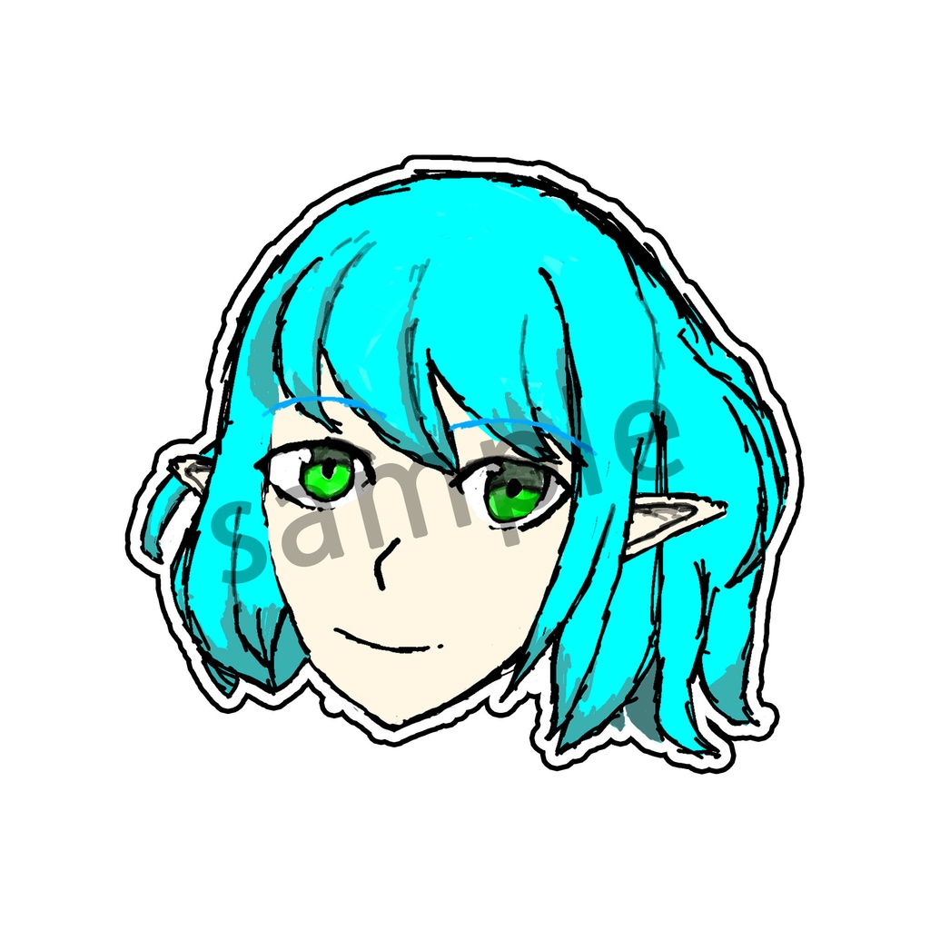 似顔絵イラストステッカー【全18種】