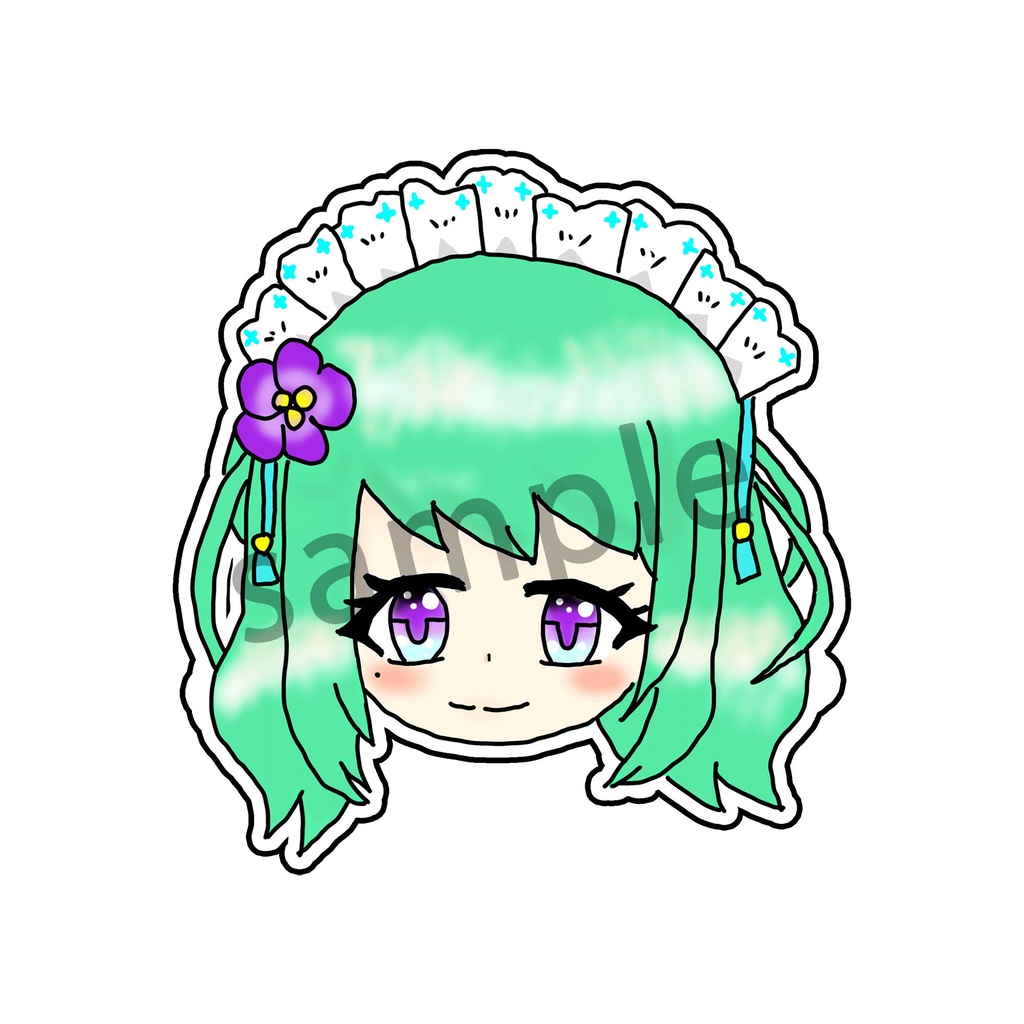 似顔絵イラストステッカー【全18種】