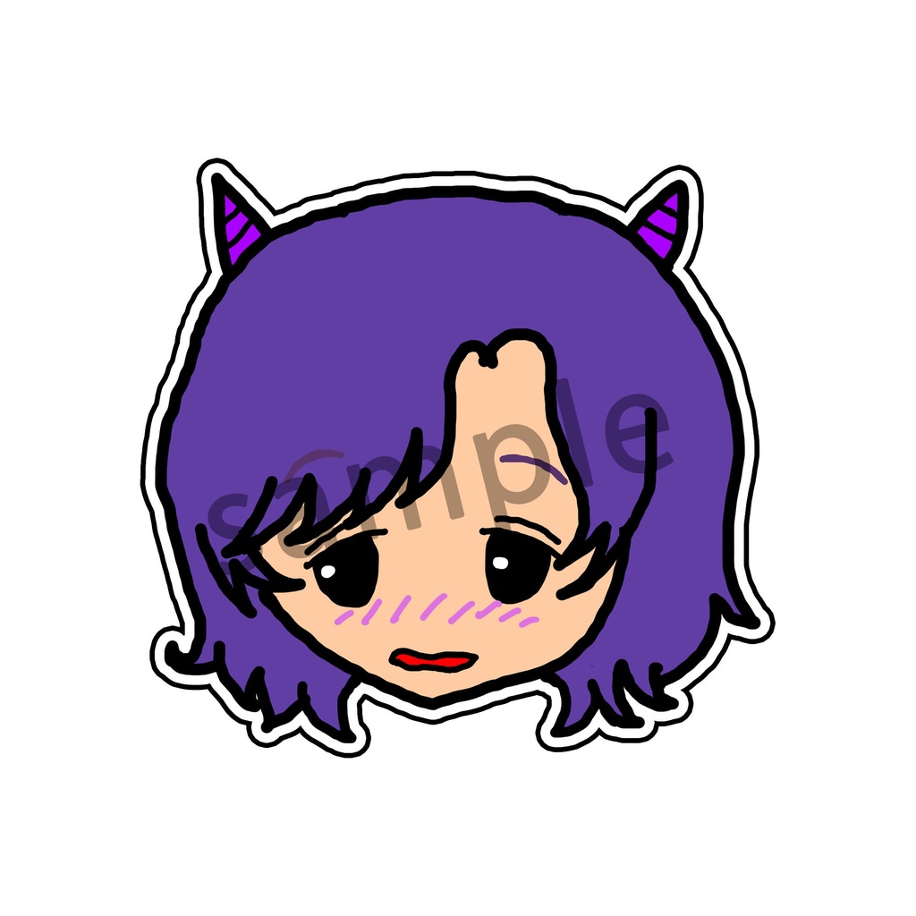 似顔絵イラストステッカー【全18種】