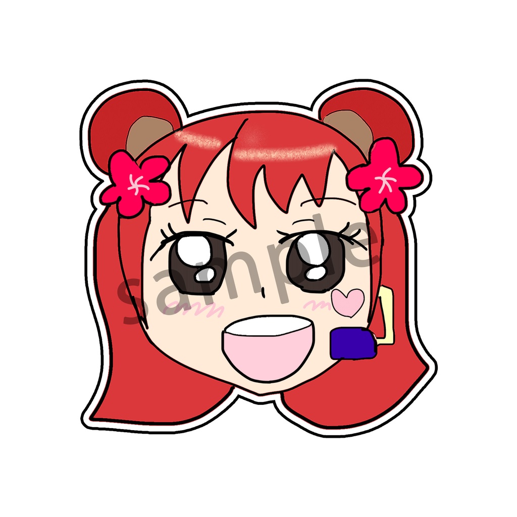 似顔絵イラストステッカー【全18種】