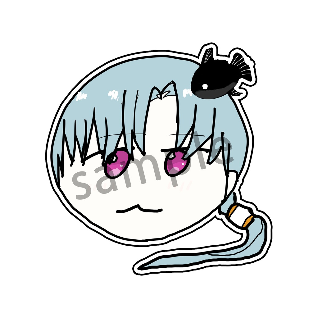 似顔絵イラストステッカー【全18種】