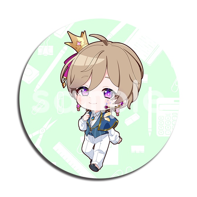 【制服ver】SDキャラ 缶バッチ【全21種】