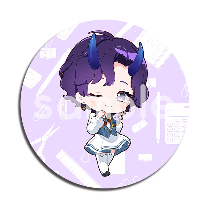 【制服ver】SDキャラ 缶バッチ【全21種】