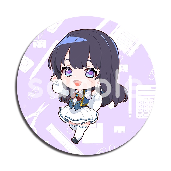 【制服ver】SDキャラ 缶バッチ【全21種】