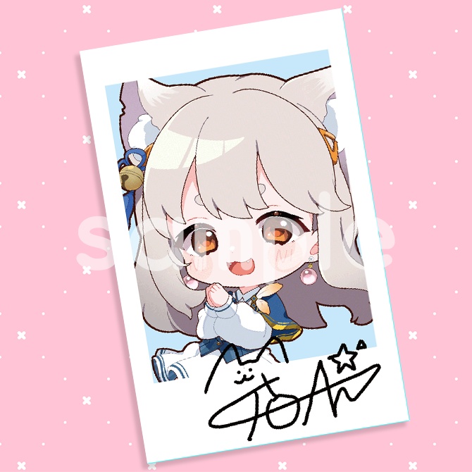 【制服ver】SDイラスト チェキ風カード【全21種】