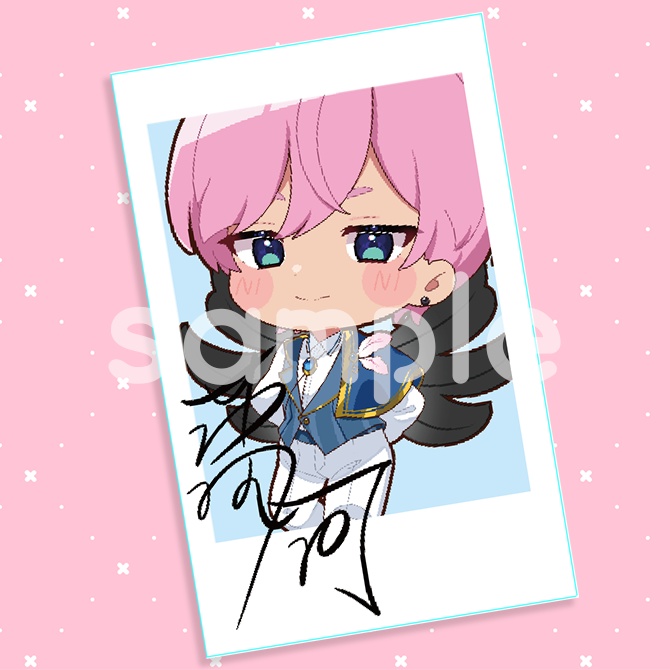 【制服ver】SDイラスト チェキ風カード【全21種】