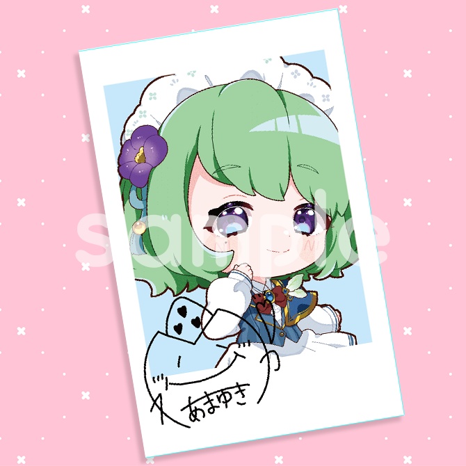 【制服ver】SDイラスト チェキ風カード【全21種】