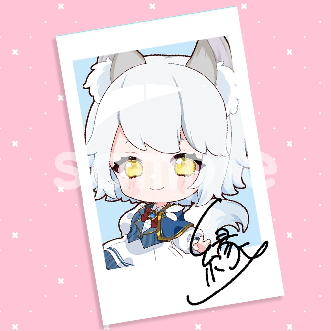 【制服ver】SDイラスト チェキ風カード【全21種】