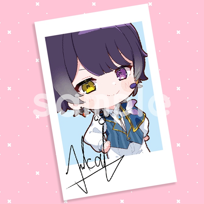 【制服ver】SDイラスト チェキ風カード【全21種】