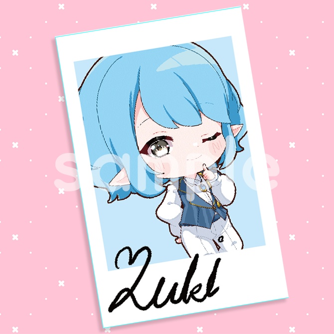 【制服ver】SDイラスト チェキ風カード【全21種】