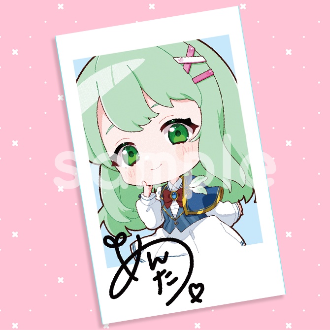 【制服ver】SDイラスト チェキ風カード【全21種】